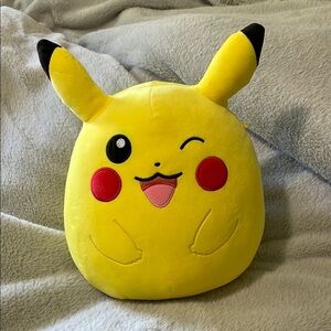 Squishmallows | Pokémon | Winking Pikachu | Yellow | KellyToy | 12” | Nintendo